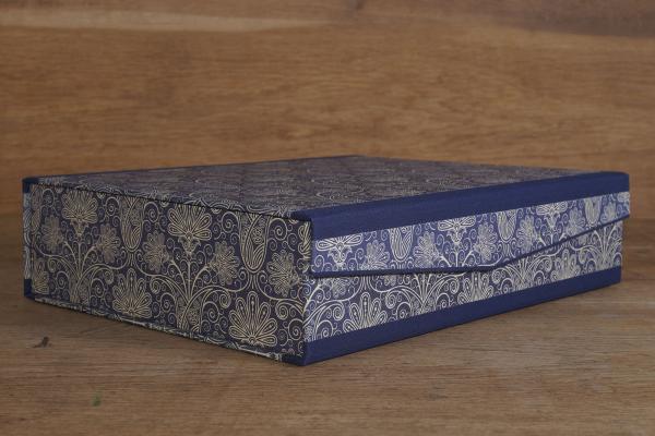 Ordnungshelfer blaue Box mit Magnetverschluß